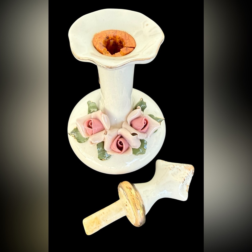 Vintage 1950’s Perfume Bottle with Stopper “Heirlooms of Tomorrow” 5.5” H - Picture 3 of 9